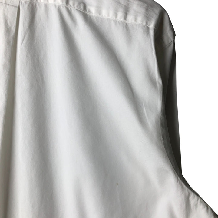 Ralph Lauren Classic Fit Long Sleeve Button Down Shirt Men's XL cotton white type Vintage Second Hand