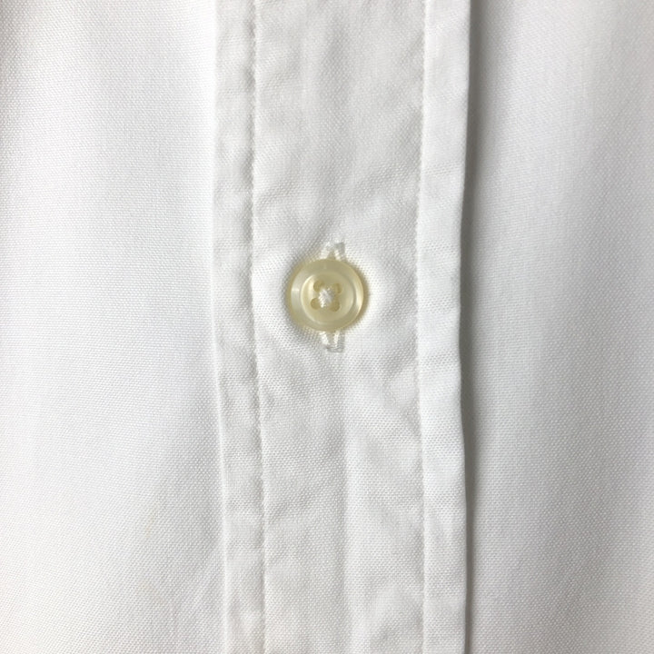 Ralph Lauren YARMOUTH long sleeve button down shirt, men's XL size cotton white type Vintage Second Hand