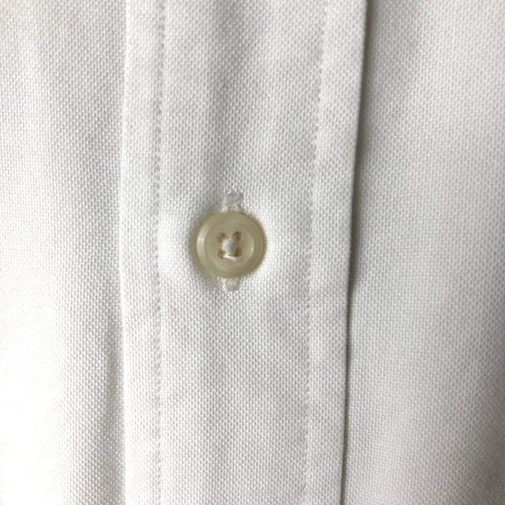 Ralph Lauren YARMOUTH long sleeve button down shirt, men's XL size cotton white type Vintage Second Hand
