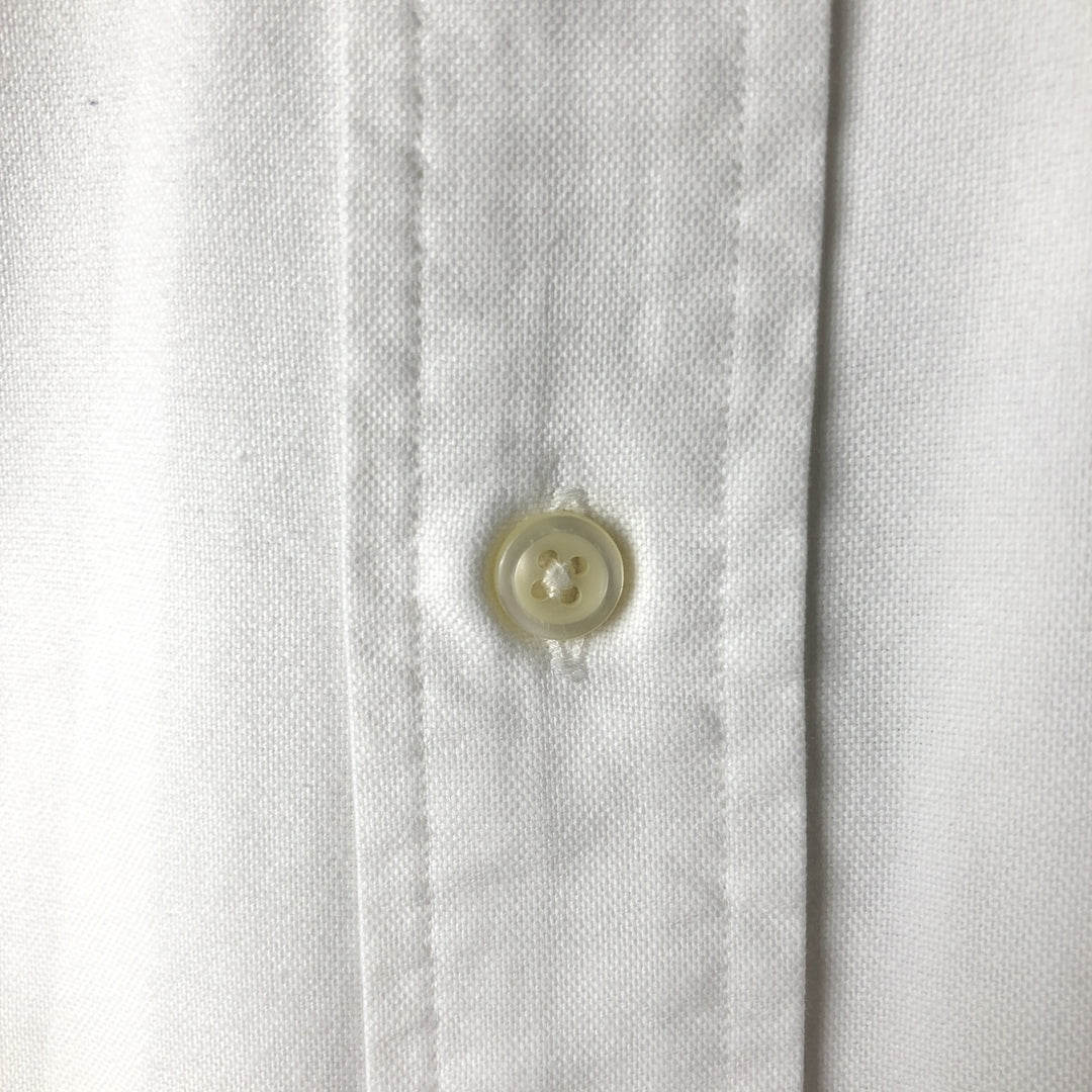 Ralph Lauren YARMOUTH long sleeve button down shirt, men's XL size cotton white type Vintage Second Hand