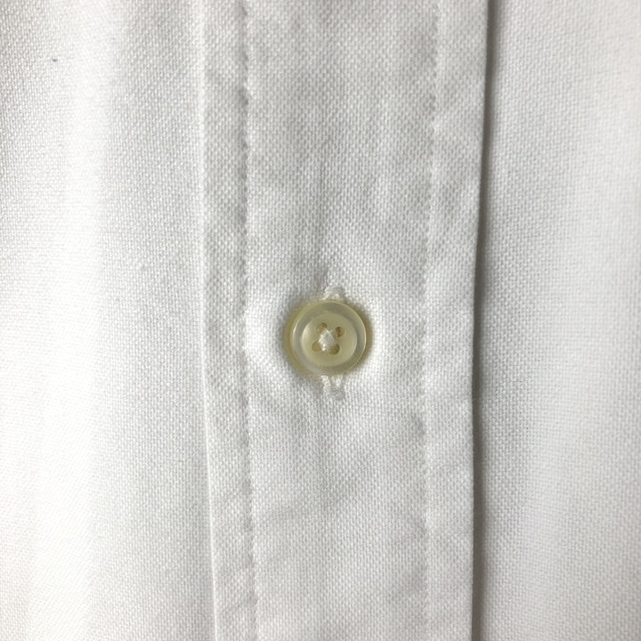 Ralph Lauren YARMOUTH long sleeve button down shirt, men's XL size cotton white type Vintage Second Hand