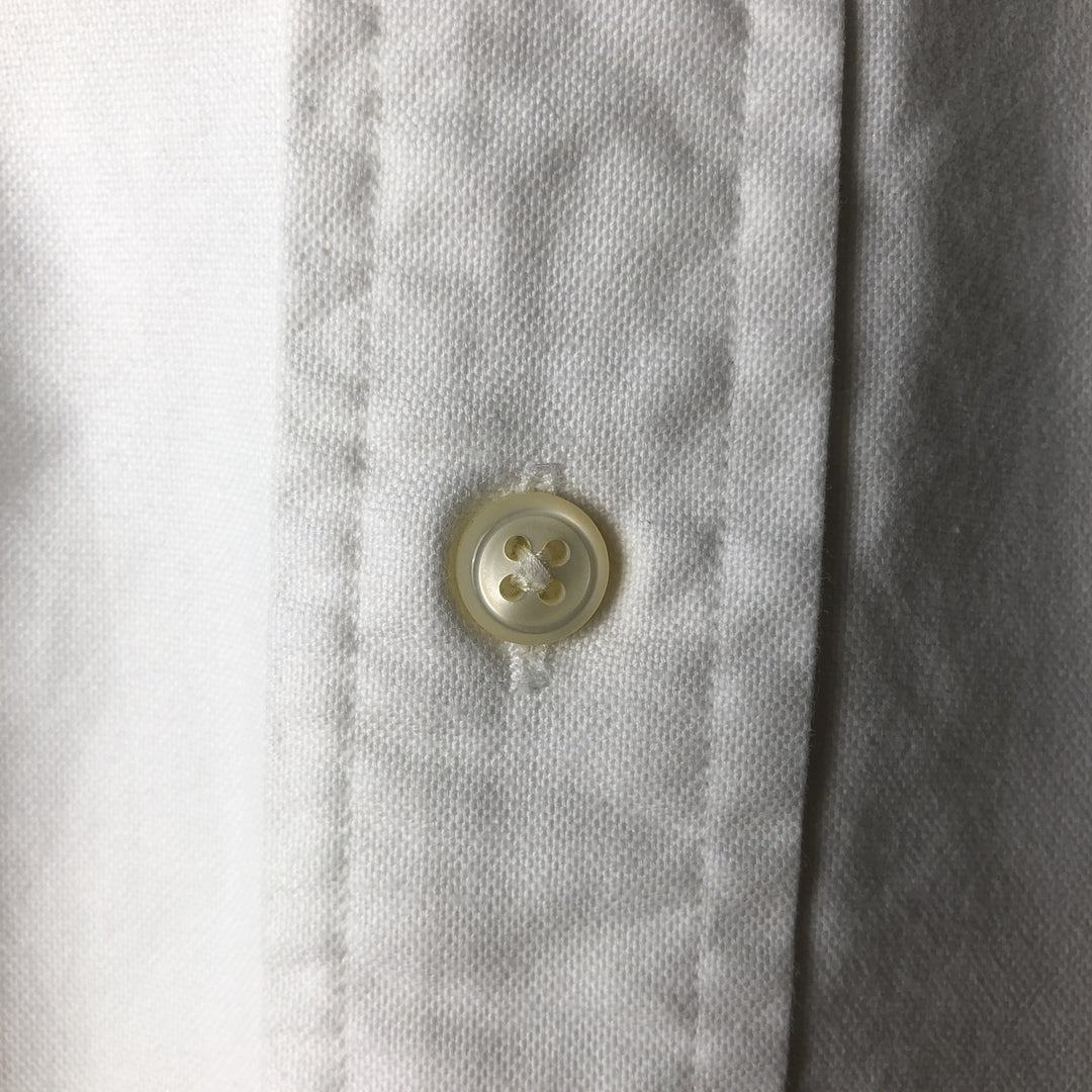 Ralph Lauren YARMOUTH long sleeve button down shirt, men's XL size cotton white type Vintage Second Hand