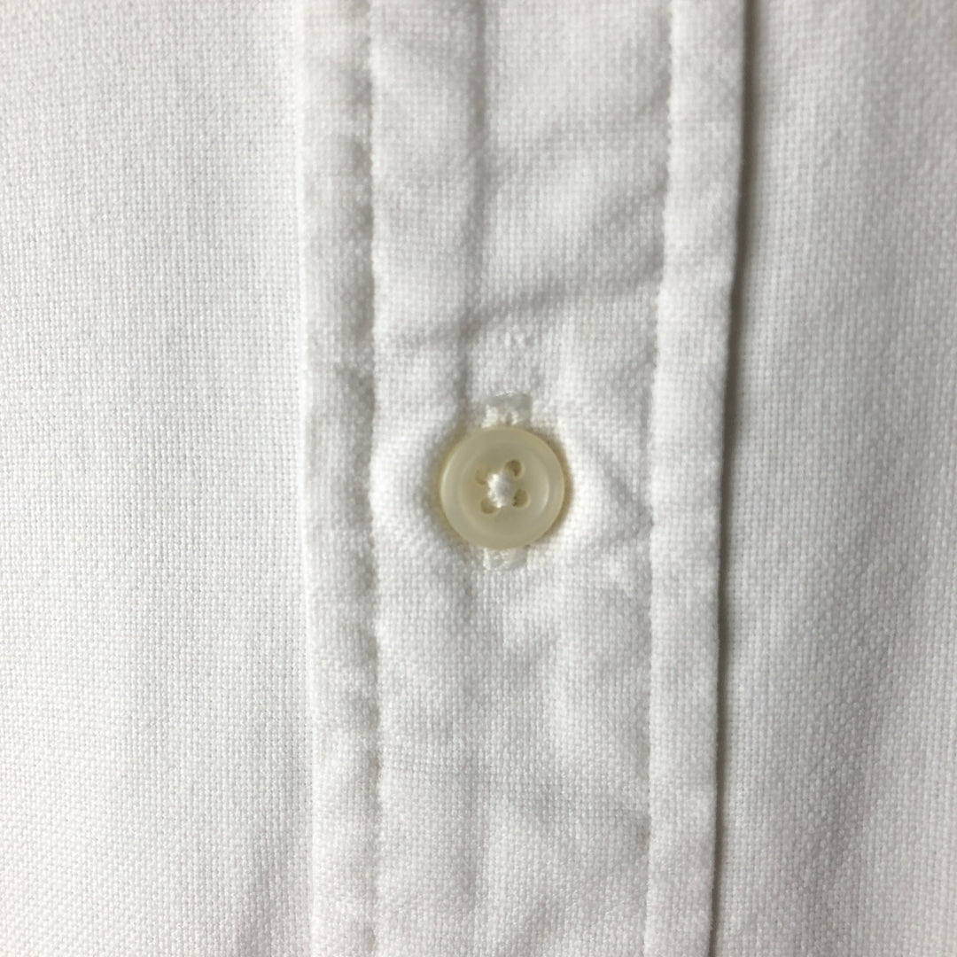 Ralph Lauren long sleeve button down shirt, men's size L cotton white type Vintage Second Hand