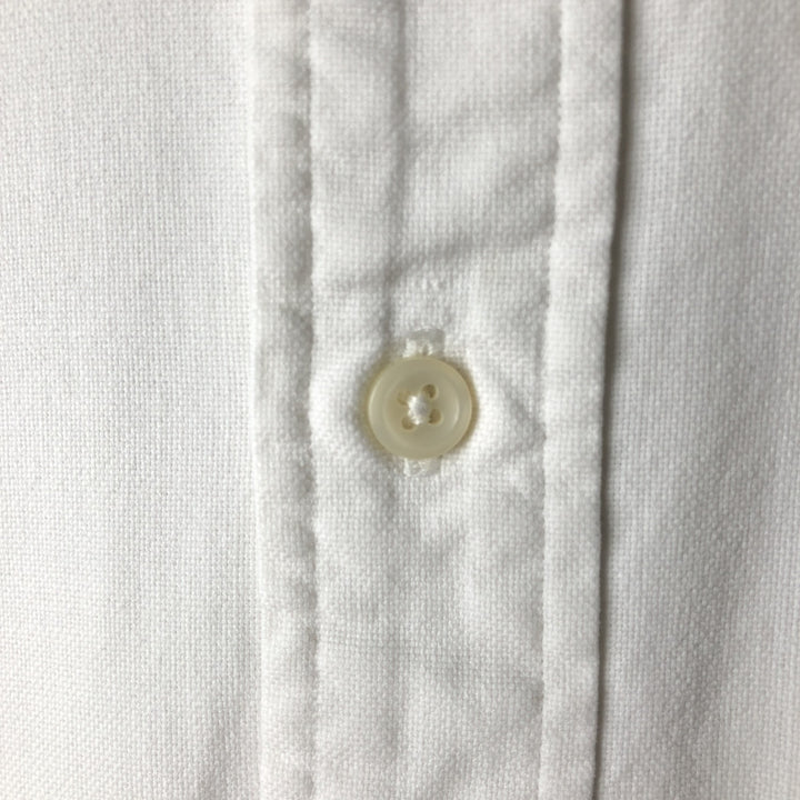 Ralph Lauren long sleeve button down shirt, men's size L cotton white type Vintage Second Hand