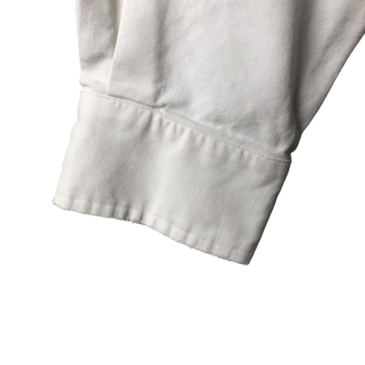 Ralph Lauren long sleeve button down shirt, men's size L cotton white type Vintage Second Hand