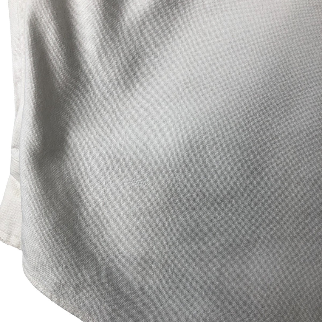 Ralph Lauren long sleeve button down shirt, men's size L cotton white type Vintage Second Hand
