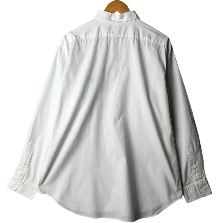 Ralph Lauren POLO by Ralph Lauren ANDREW long sleeve cotton shirt, men's XL size cotton white type Vintage Second Hand