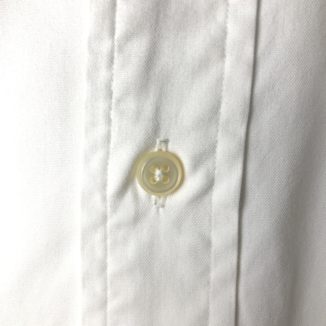 Ralph Lauren YARMOUTH long sleeve button down shirt, men's XL size cotton white type Vintage Second Hand