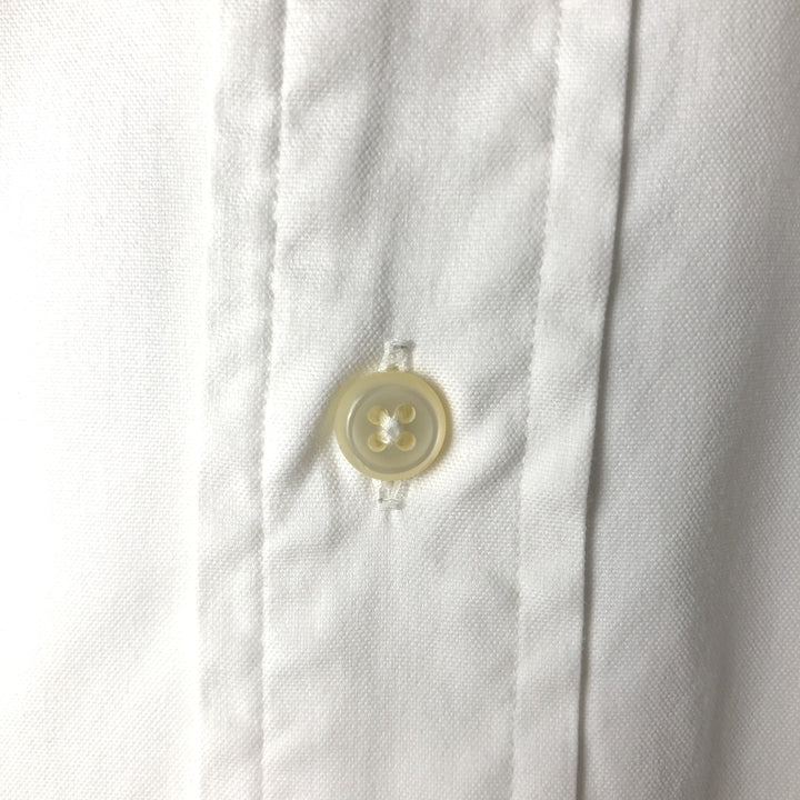 Ralph Lauren YARMOUTH long sleeve button down shirt, men's XL size cotton white type Vintage Second Hand