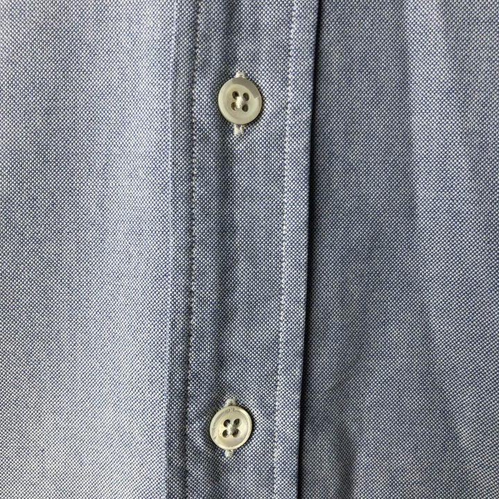 Ralph Lauren long sleeve button down shirt, men's size L cotton navy blue type Vintage Second Hand