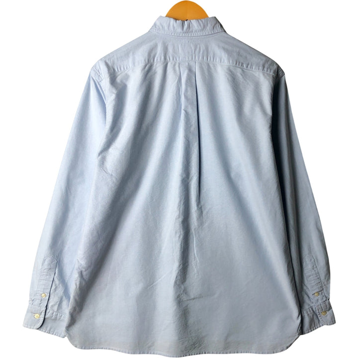 Ralph Lauren Classic Fit Long Sleeve Button Down Shirt, Men's Size L cotton Blue type light blue Vintage Second Hand