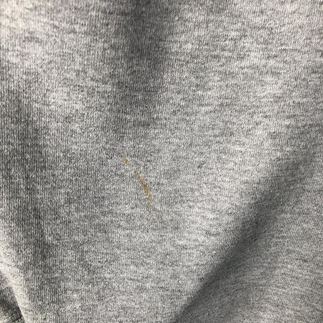 Vintage 90'S Russell V-neck plain blank sweatshirt, made in the USA, men's size XL polyester gray type Vintage Second Hand
