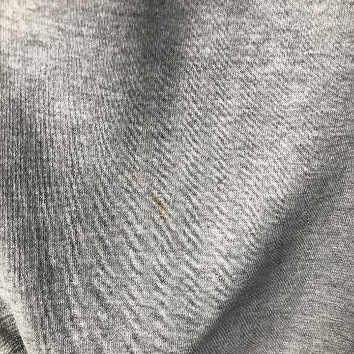 Vintage 90'S Russell V-neck plain blank sweatshirt, made in the USA, men's size XL polyester gray type Vintage Second Hand