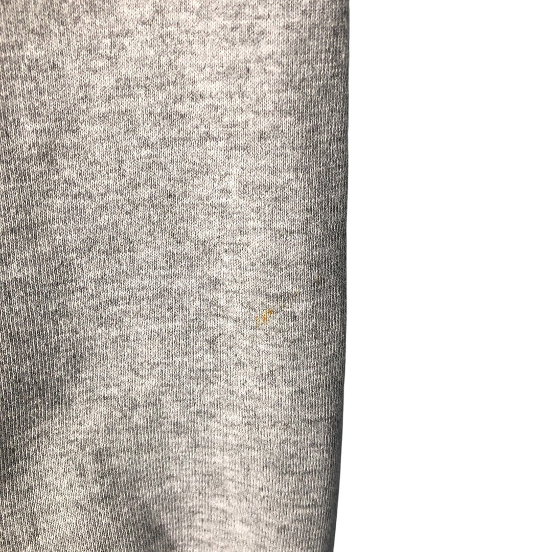 Vintage 90'S Russell V-neck plain blank sweatshirt, made in the USA, men's size XL polyester gray type Vintage Second Hand