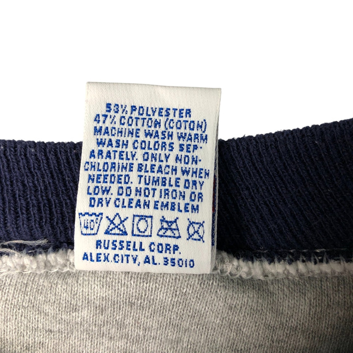 90'S Russell plain blank sweatshirt, sweatshirt, made in USA, men's size L, vintage polyester gray type Vintage Second Hand