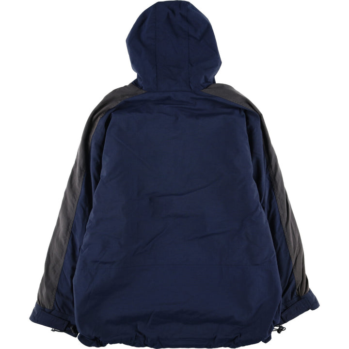 90'S GAP Vintage Padded Puffer Jacket Anorak Parka, Men's XL Nylon navy blue type Vintage Second Hand