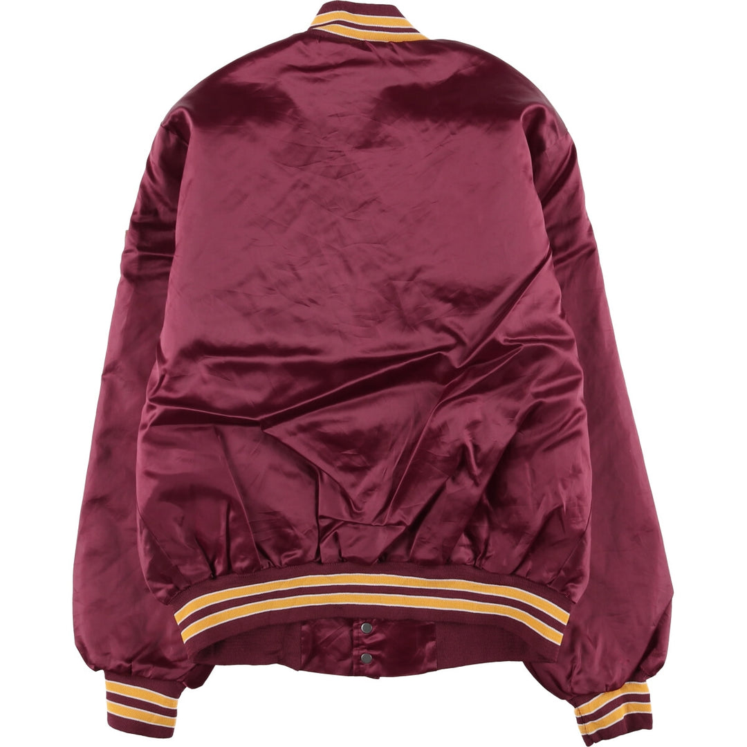 80s-90'S NFL Washington Redskins Nylon Varsity Jacket, Men's Size Medium Nylon burgundy type Vintage Second Hand