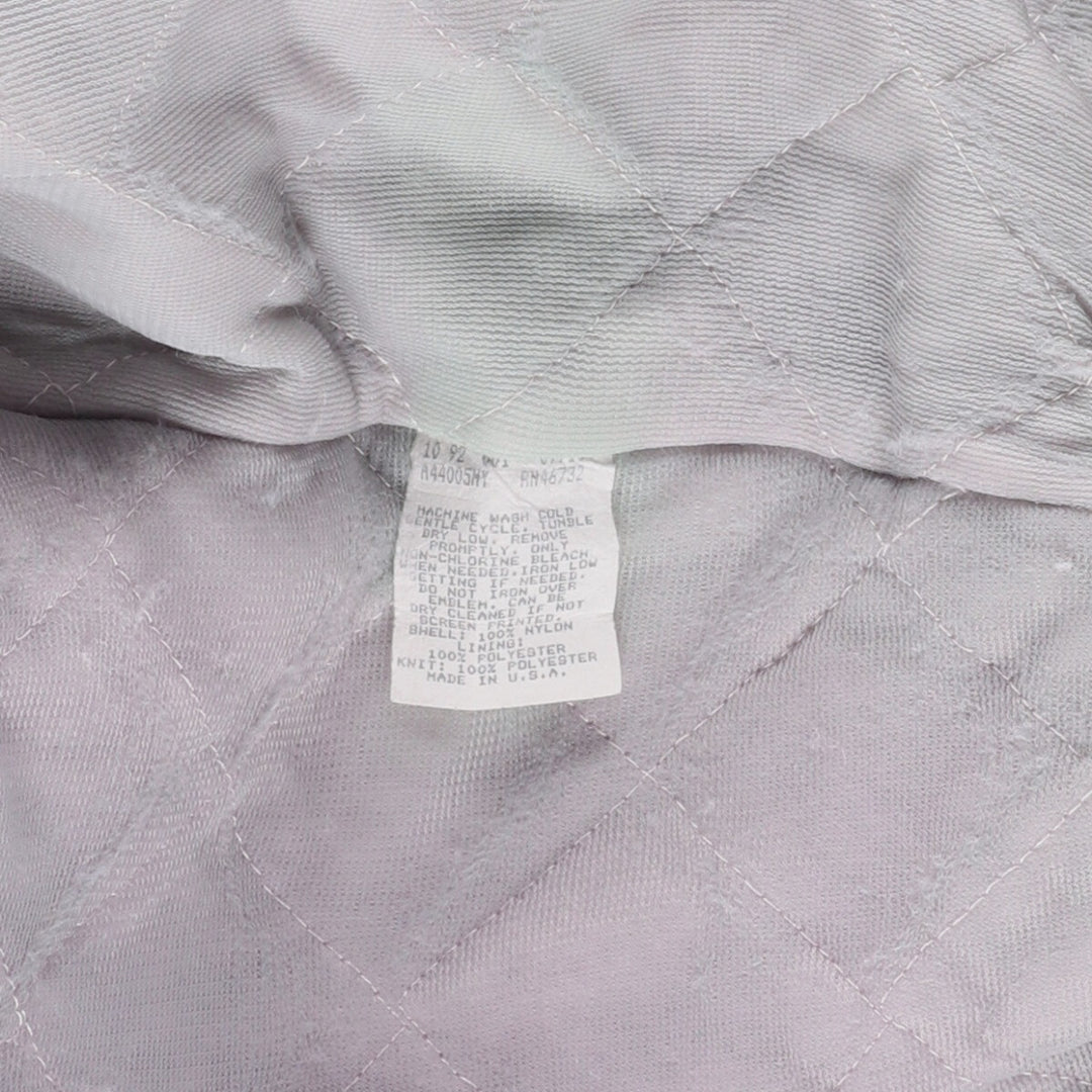 80s-90'S NFL Washington Redskins Nylon Varsity Jacket, Men's Size Medium Nylon burgundy type Vintage Second Hand