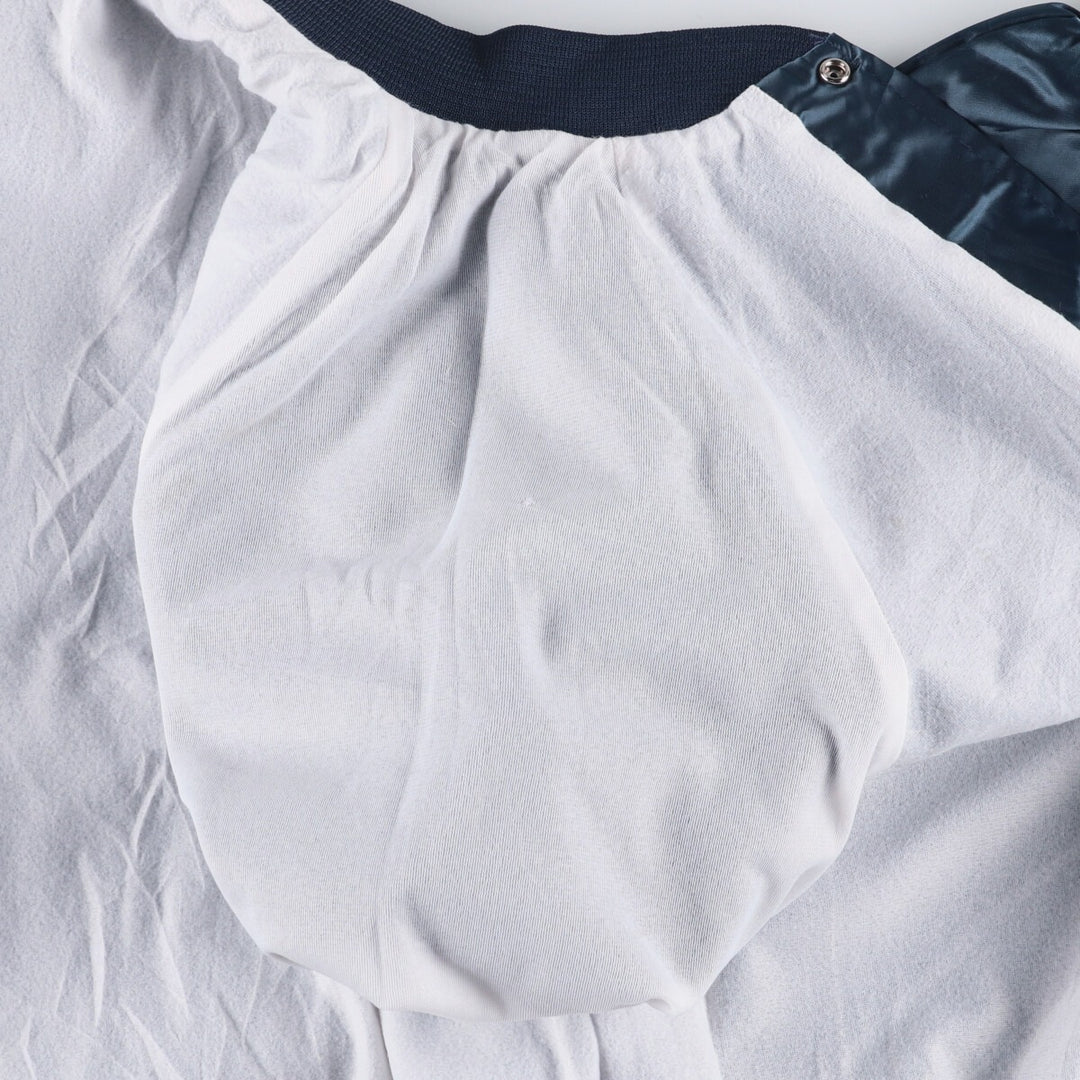 Vintage 1980'S Cardinal College triple-print nylon jacket, made in the USA, size L. Nylon navy blue type Vintage Second Hand