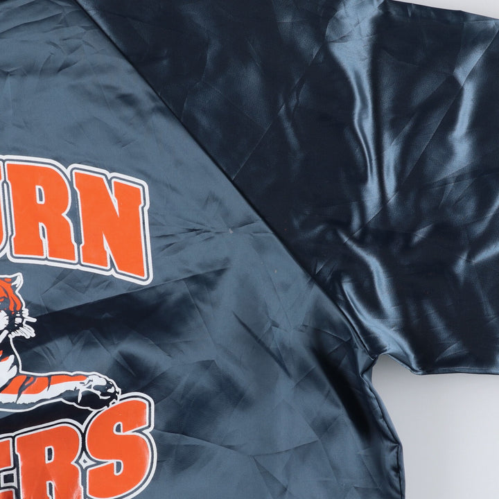 Vintage 1980'S Cardinal College triple-print nylon jacket, made in the USA, size L. Nylon navy blue type Vintage Second Hand