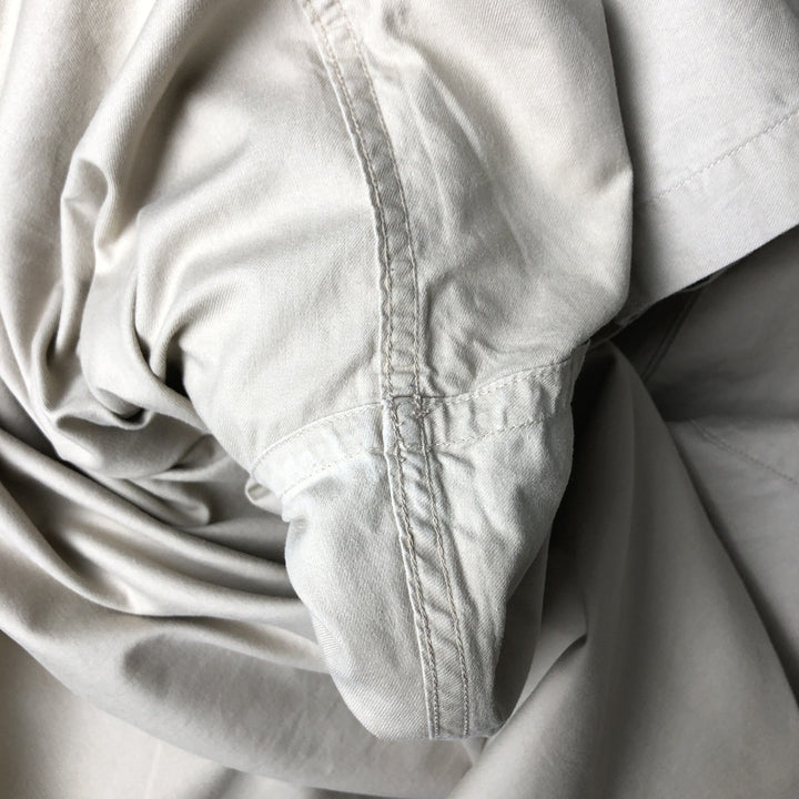 2000'S Banana Republic long-sleeved cotton shirt, men's size XL cotton Beige type Vintage Second Hand