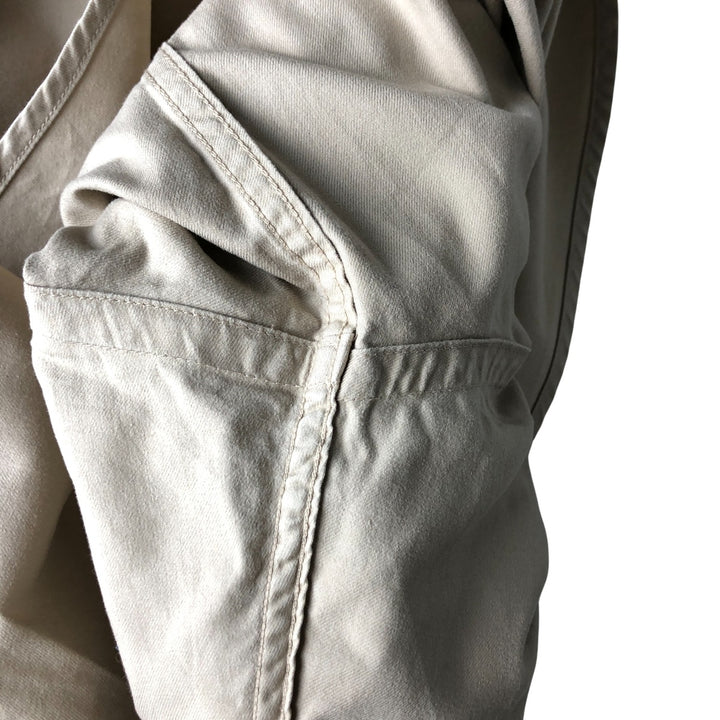 2000'S Banana Republic long-sleeved cotton shirt, men's size XL cotton Beige type Vintage Second Hand