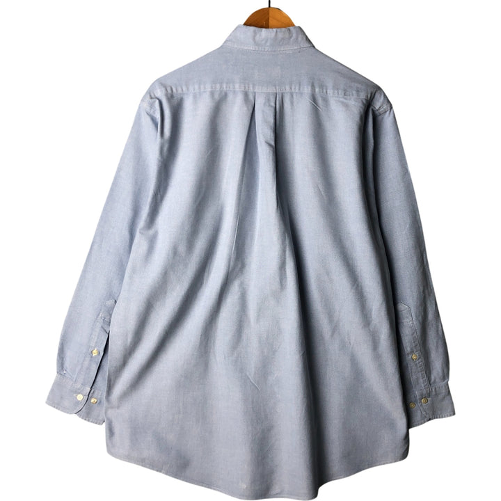 Brooks Brothers 346 long sleeve button-down shirt, men's size L cotton Blue type light blue Vintage Second Hand