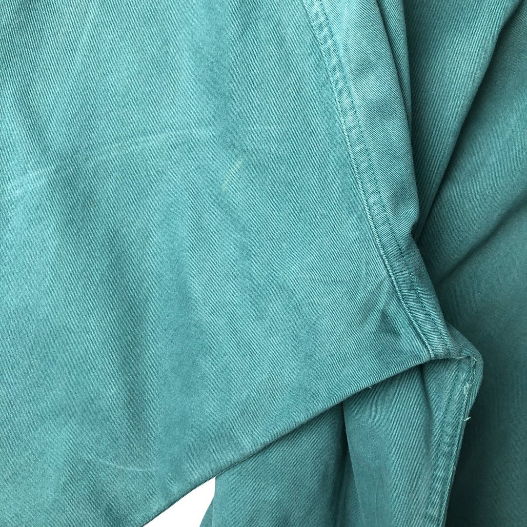 90'S GAP Vintage Long Sleeve Cotton Shirt, Men's XL cotton Green type dark green Vintage Second Hand
