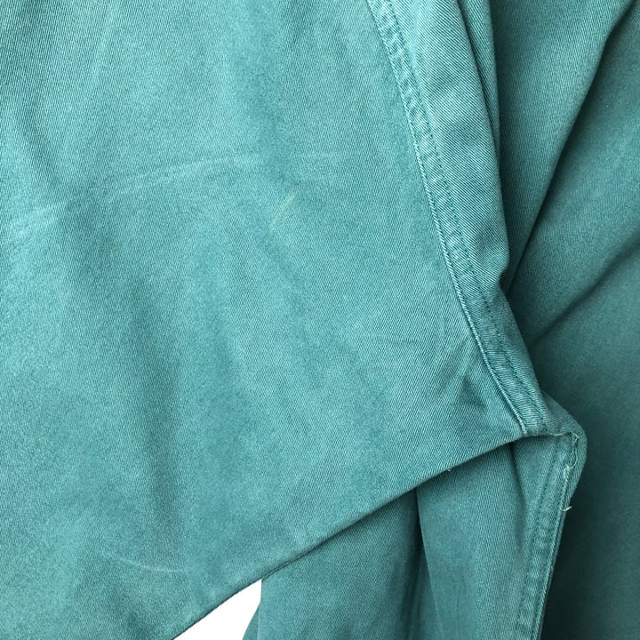 90'S GAP Vintage Long Sleeve Cotton Shirt, Men's XL cotton Green type dark green Vintage Second Hand