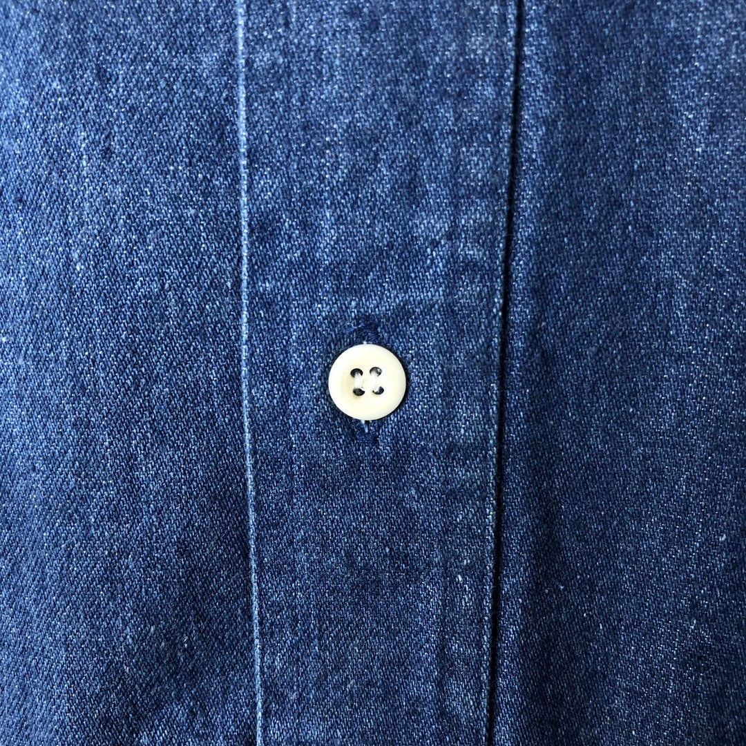 Levi's long sleeve denim shirt, men's size XL cotton blue type Vintage Second Hand
