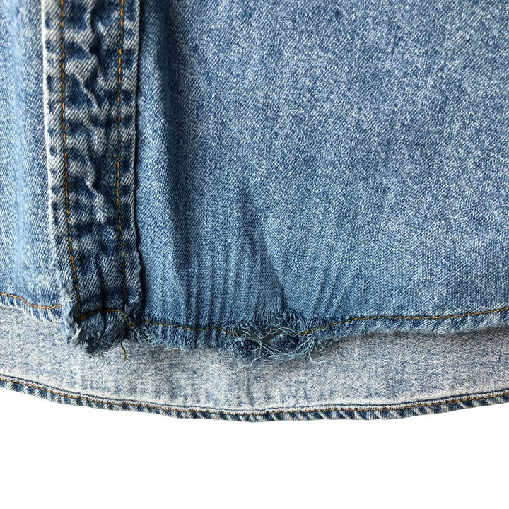 Levi's long-sleeved denim shirt, men's size M cotton blue type Vintage Second Hand