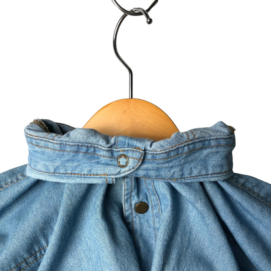 Levi's long-sleeved denim shirt, made in the USA, men's size XL cotton Blue type light blue Vintage Second Hand