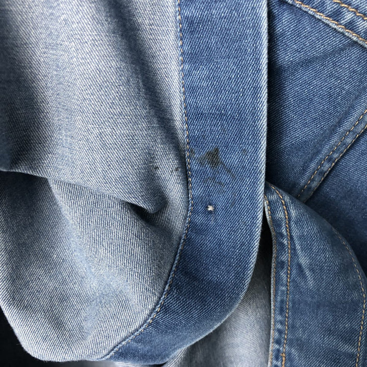 Calvin Klein Jeans One-Point Long Sleeve Denim Shirt, Men's Size M cotton Blue type light blue Vintage Second Hand