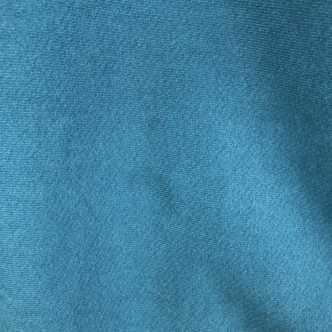 Carhartt logo sweatshirt, men's size L unclear turquoise blue Vintage Second Hand