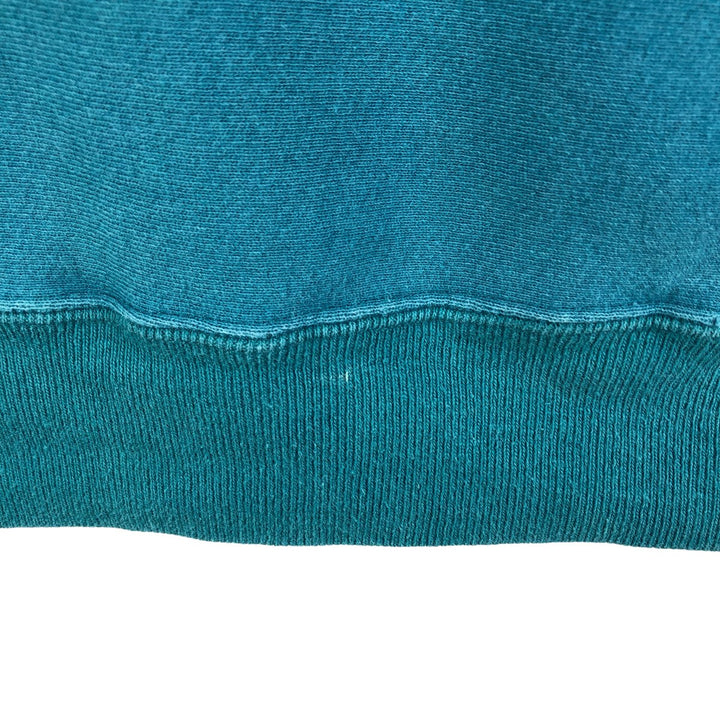 Carhartt logo sweatshirt, men's size L unclear turquoise blue Vintage Second Hand