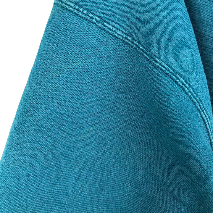 Carhartt logo sweatshirt, men's size L unclear turquoise blue Vintage Second Hand