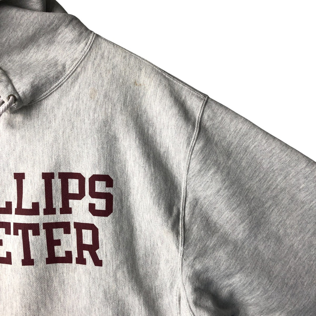 2000'S Champion College Sweatshirt Pullover Hoodie, Men's XL cotton gray type Vintage Second Hand