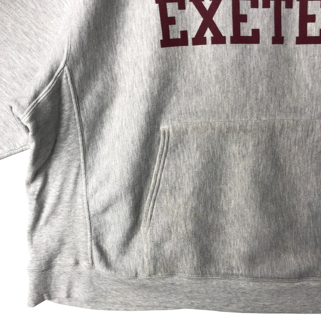 2000'S Champion College Sweatshirt Pullover Hoodie, Men's XL cotton gray type Vintage Second Hand