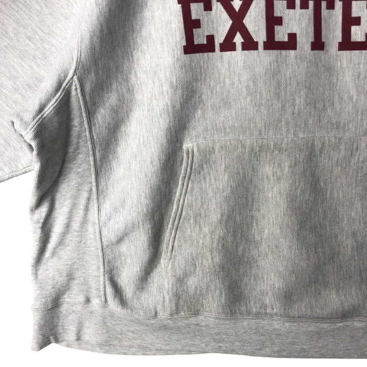 2000'S Champion College Sweatshirt Pullover Hoodie, Men's XL cotton gray type Vintage Second Hand