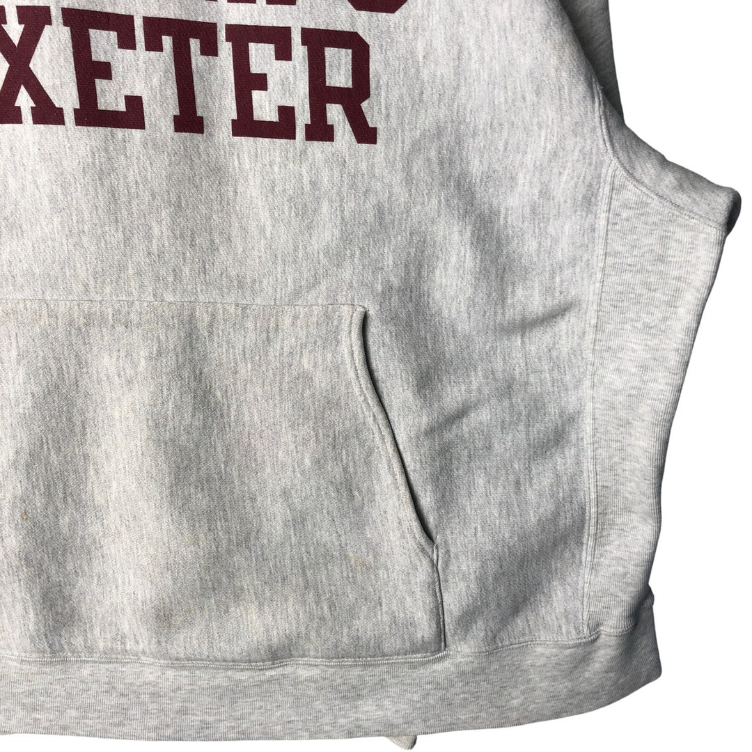 2000'S Champion College Sweatshirt Pullover Hoodie, Men's XL cotton gray type Vintage Second Hand