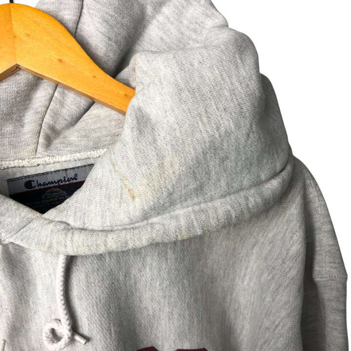 2000'S Champion College Sweatshirt Pullover Hoodie, Men's XL cotton gray type Vintage Second Hand