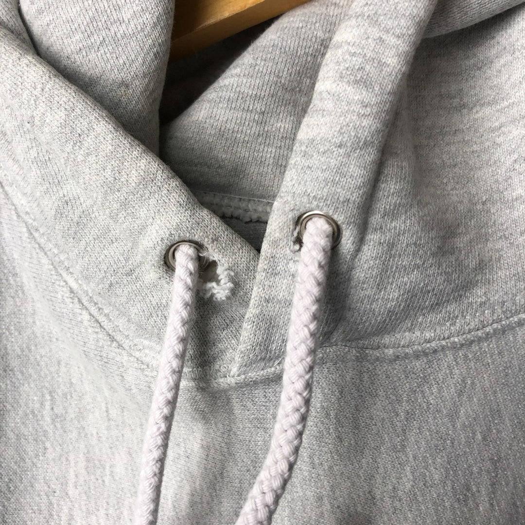 2000'S Champion College Sweatshirt Pullover Hoodie, Men's XL cotton gray type Vintage Second Hand