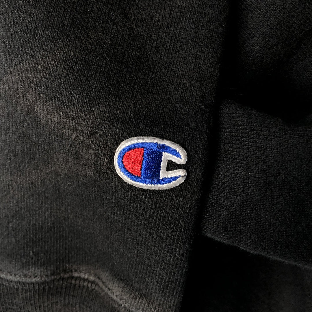 Champion REVERSE WEAVE Reverse Weave Sweat Pullover Hoodie Men's M cotton black type Vintage Second Hand