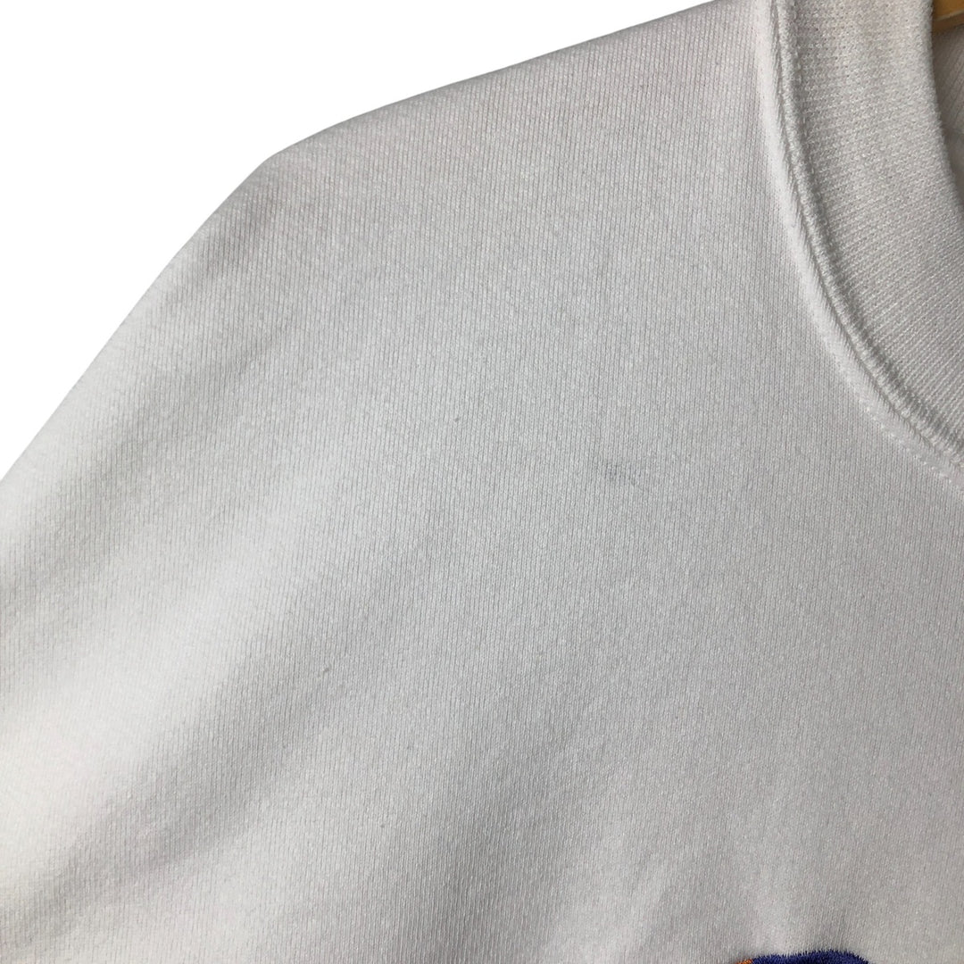 Vintage 90'S Crazy Shirt logo sweatshirt, made in the USA, size L, men's cotton white type Vintage Second Hand