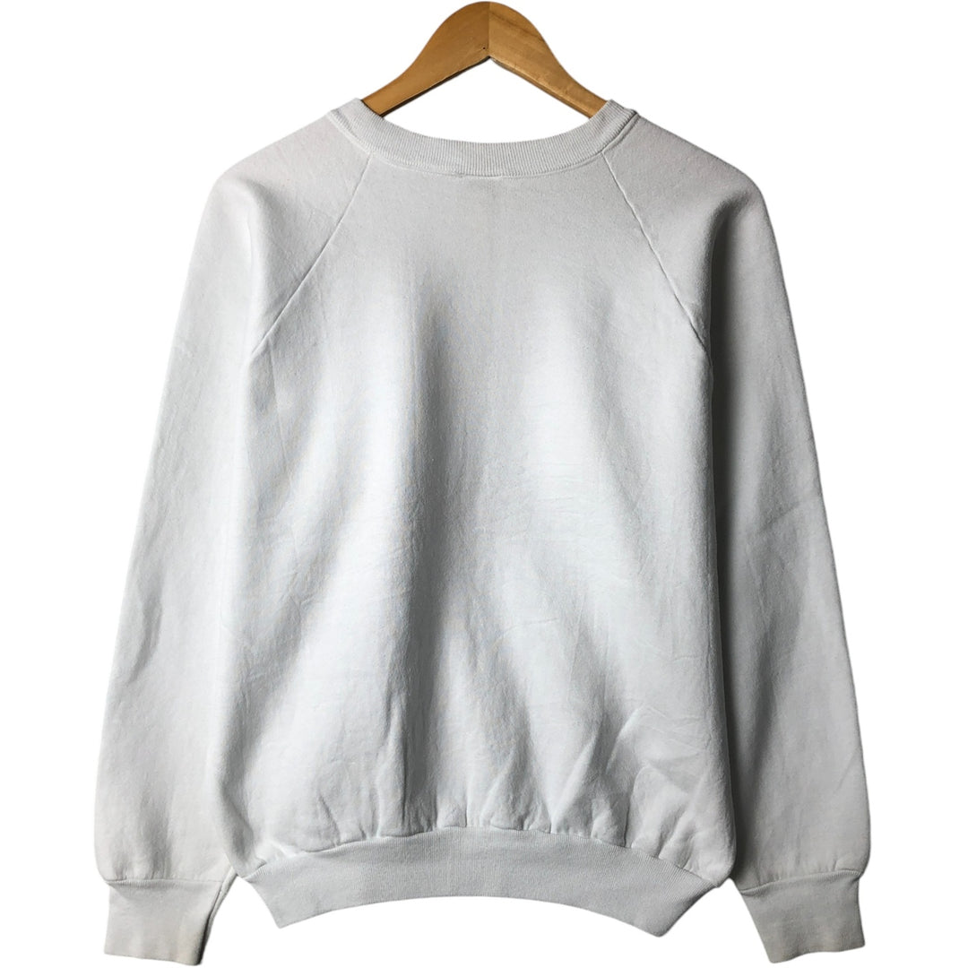 Vintage printed sweatshirt, made in the USA, size L, men's size L cotton white type Vintage Second Hand