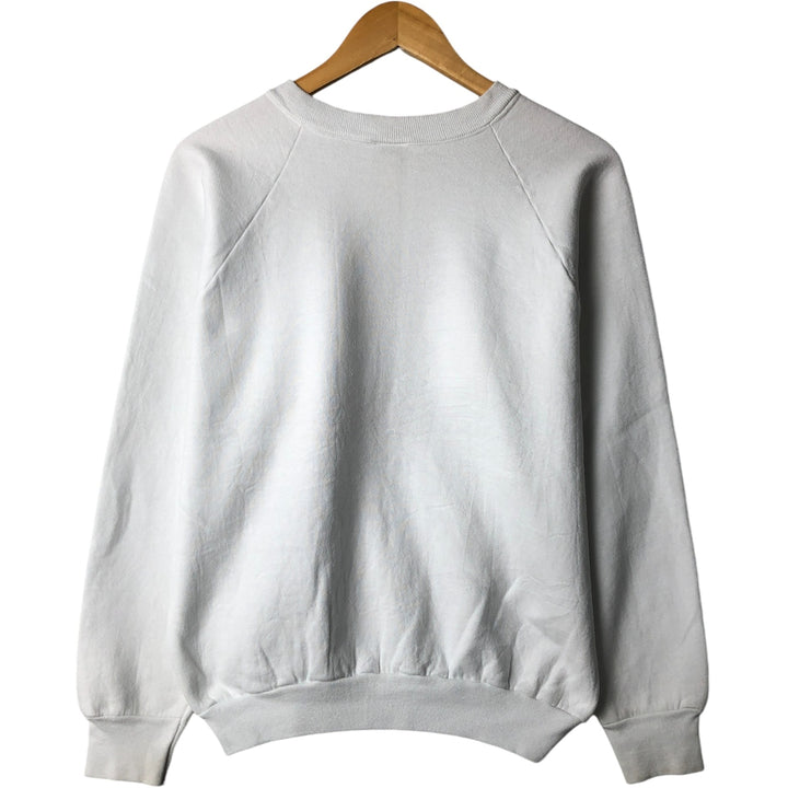 Vintage printed sweatshirt, made in the USA, size L, men's size L cotton white type Vintage Second Hand