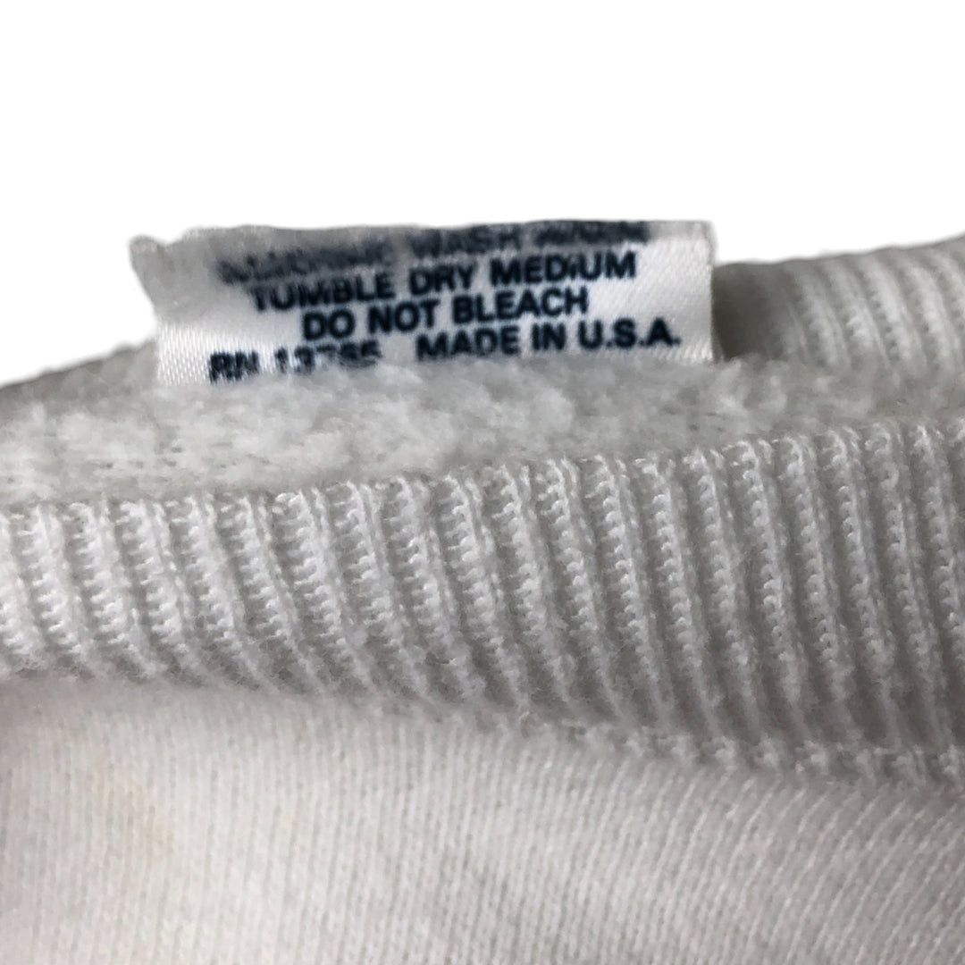 Vintage printed sweatshirt, made in the USA, size L, men's size L cotton white type Vintage Second Hand