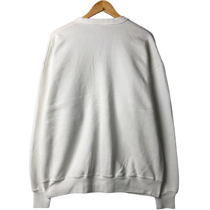 Vintage 90'S Jerzees Eastern Star Sweatshirt Cardigan, Men's Size Medium cotton white type Vintage Second Hand
