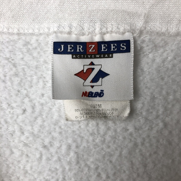 Vintage 90'S Jerzees Eastern Star Sweatshirt Cardigan, Men's Size Medium cotton white type Vintage Second Hand