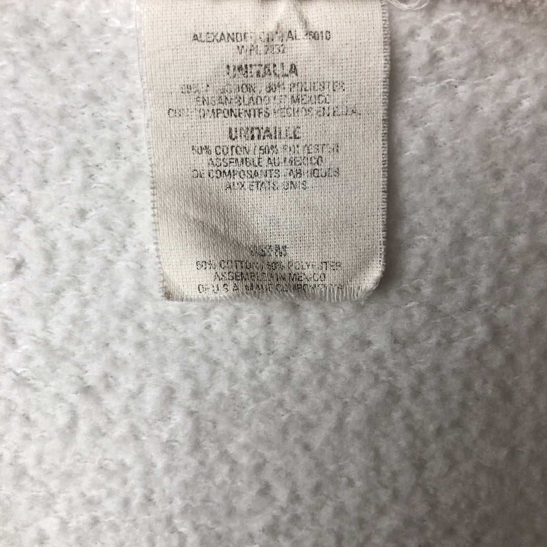 Vintage 90'S Jerzees Eastern Star Sweatshirt Cardigan, Men's Size Medium cotton white type Vintage Second Hand